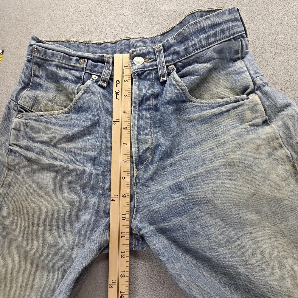 Vintage Levis Engineered Jeans Mens 30x32 Blue Twisted Button Fly Medium Wash